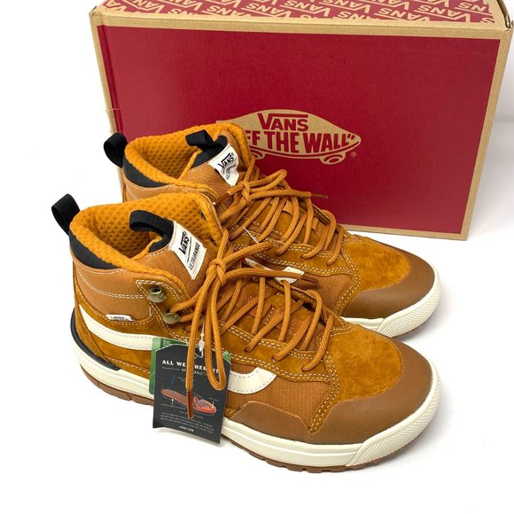Vans UltraRange Exo Hi Brown Suede Boots Winter Sneaker Women's Size VN0A4UWJ26Z - Picture 6 of 9
